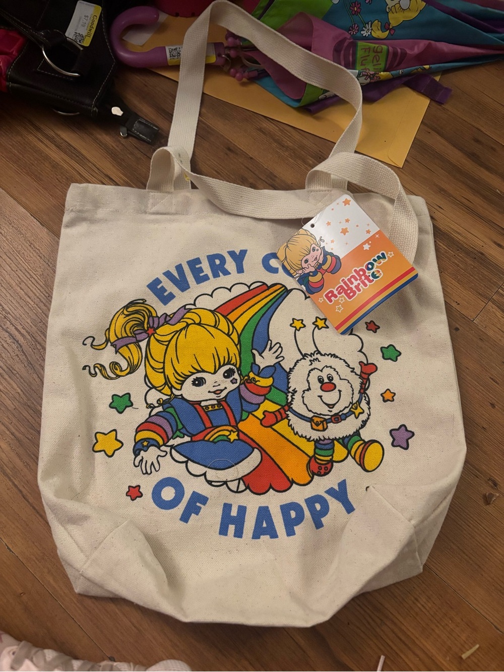 Rainbow brite mini backpack nwt